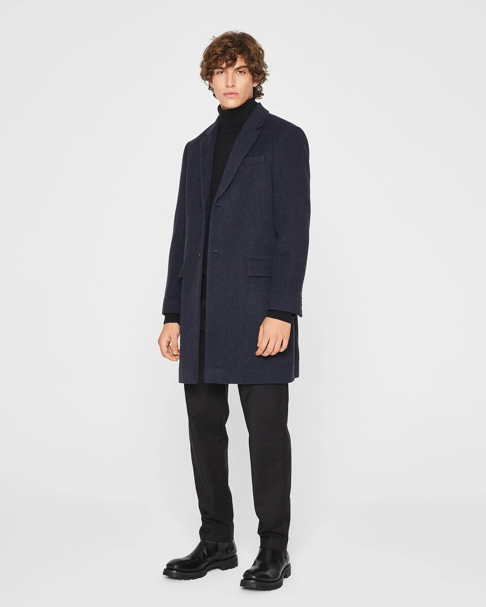 Discount π Club Monaco Men Modern Twill π§₯ Coat Navy Multi π