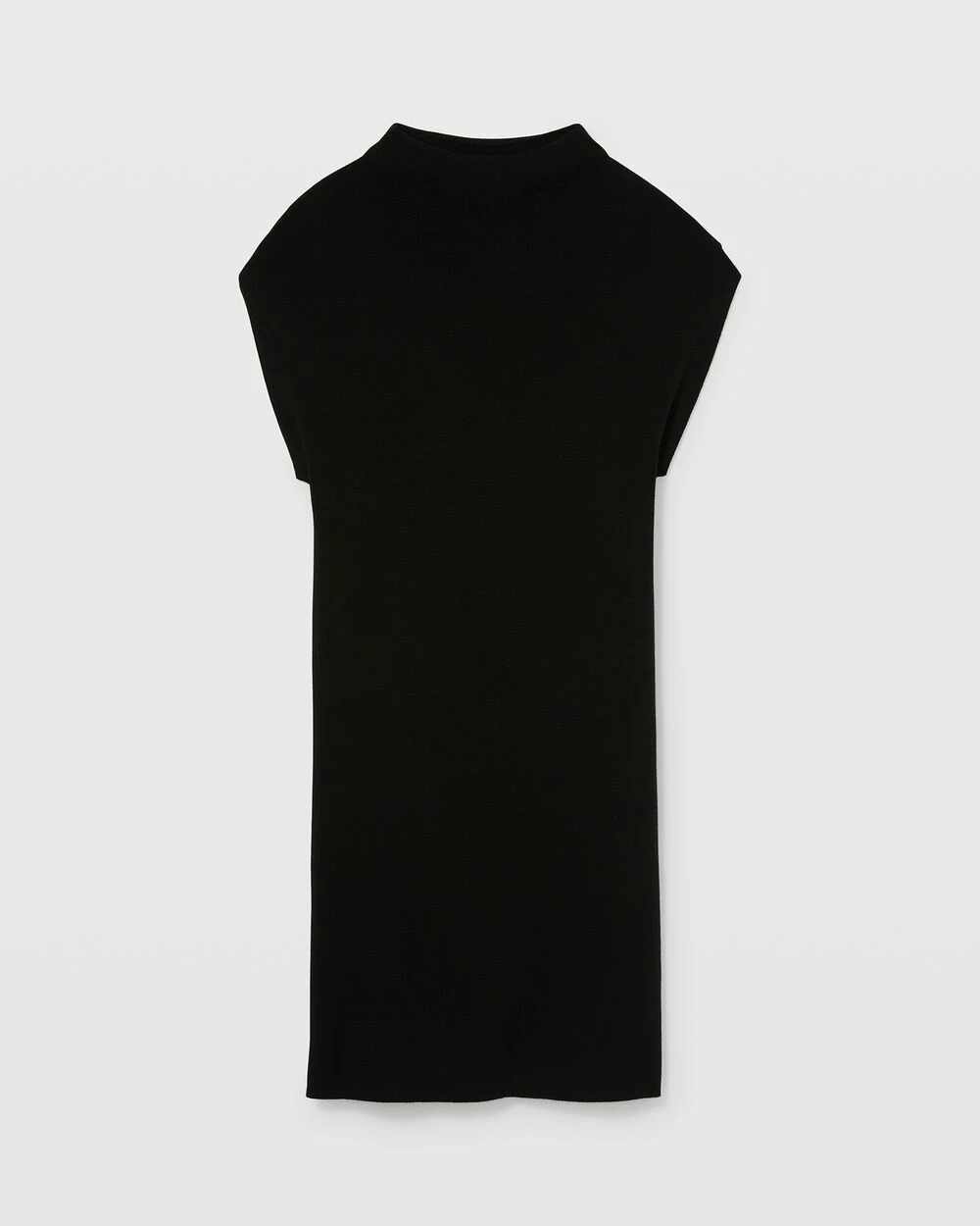 New π Club Monaco π© Women Abhy Ribbed Wool π Dress Black π - Image 4