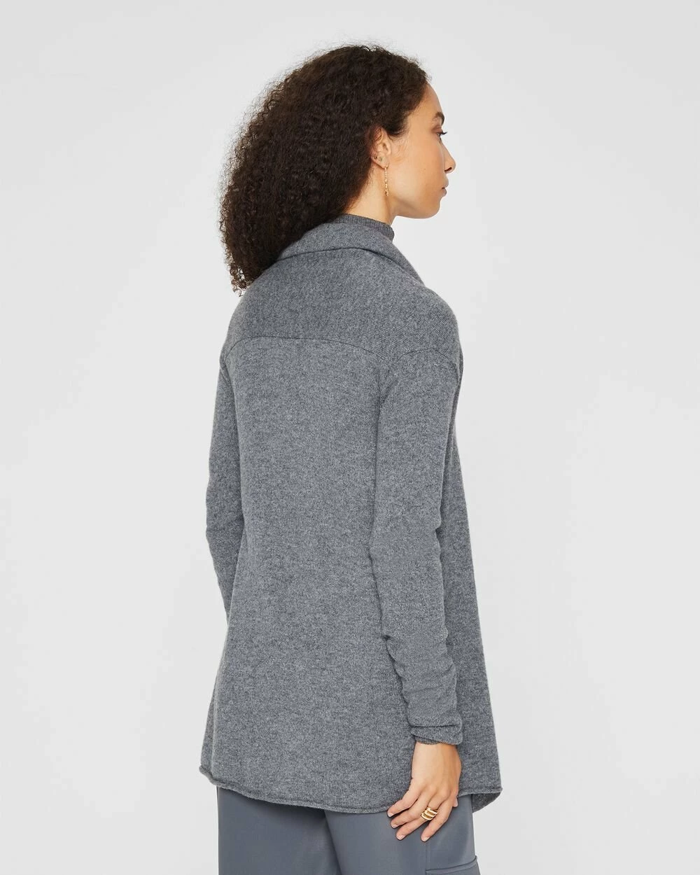 Discount π Club Monaco π© Women Cristina Cashmere Cardigan Pewter 𧨠- Image 2