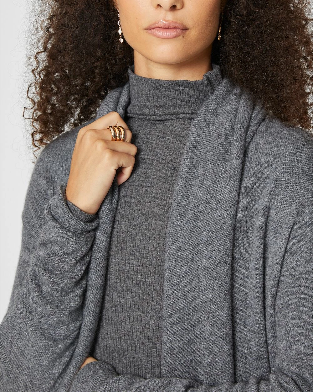 Discount π Club Monaco π© Women Cristina Cashmere Cardigan Pewter 𧨠- Image 3