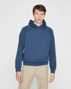 Budget ❤️ Club Monaco Men Zip Pocket Hoodie Navy 🎉