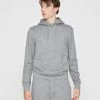 Cheap ✨ Club Monaco Men Brushed Hoodie Dark Heather Grey 🔔