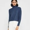 Promo 🔥 Club Monaco 👩 Women Meredy Turtleneck Navy 🎁